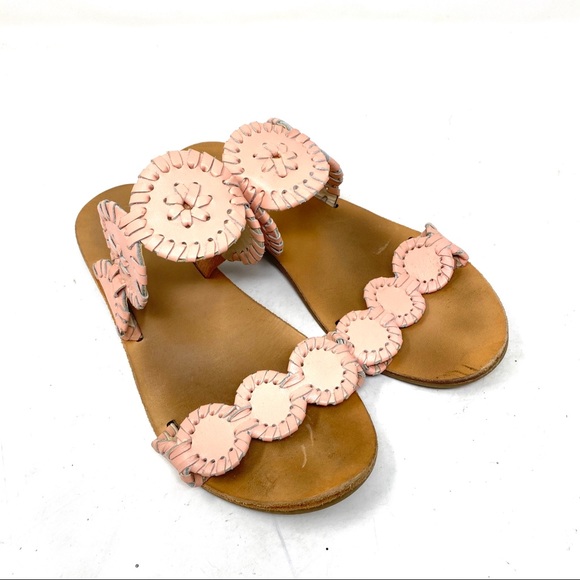 Jack Rogers Other - Jack Rogers girl pink leather miss Lauren 4 BS3